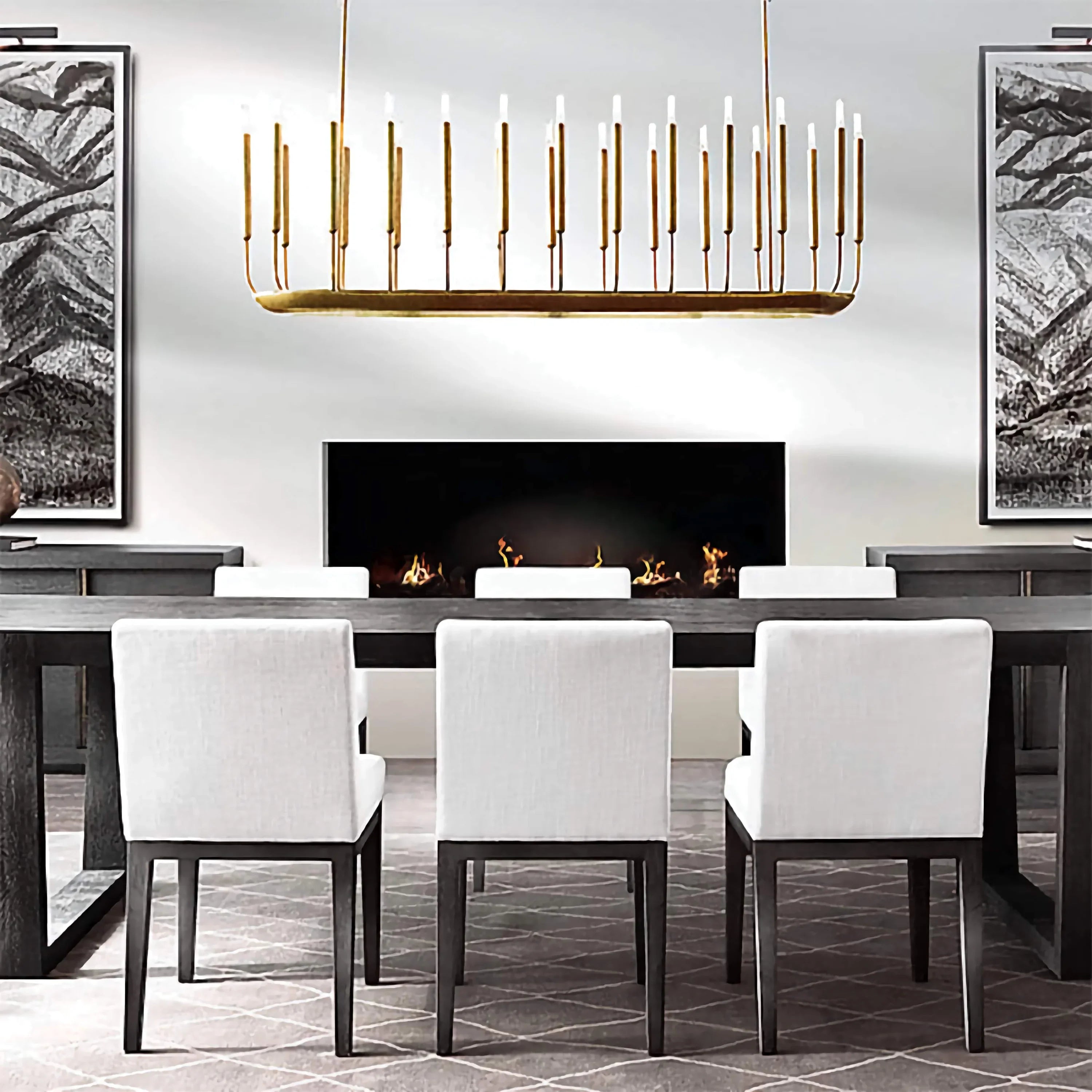 ARCHITECTURAL CANDLE-STYLE CHANDELIER | CLFRH0510