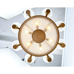 ART DECO BRASS CHANDELIER | CLHLM0258