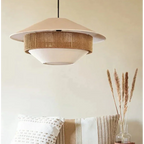 ARTISANAL HANDWOVEN WICKER PENDANT LIGHT | CL8785CV