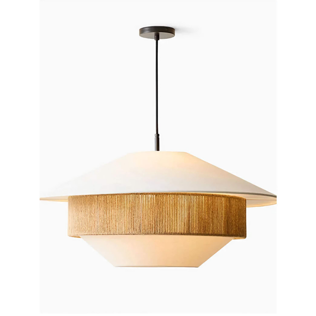 ARTISANAL HANDWOVEN WICKER PENDANT LIGHT | CL8785CV