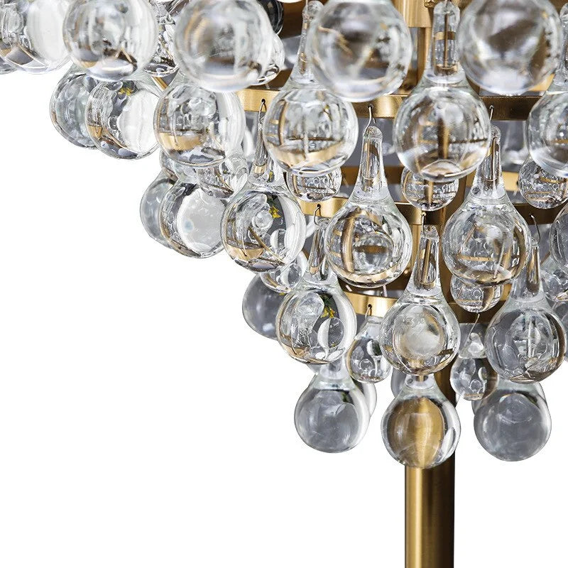 ARTMUR FLOOR LAMP 4 LIGHTS GOLD/CRYSTAL | DESIGN DT7854