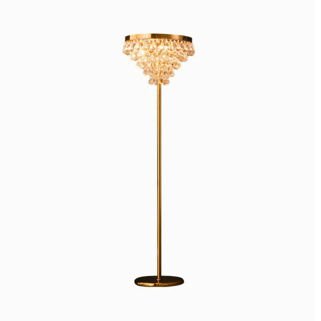 ARTMUR FLOOR LAMP 4 LIGHTS GOLD/CRYSTAL | DESIGN DT7854