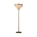 ARTMUR FLOOR LAMP 4 LIGHTS GOLD/CRYSTAL | DESIGN DT7854