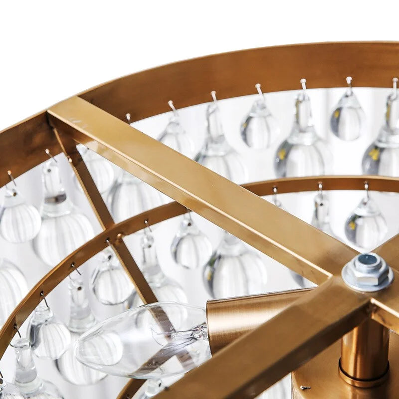 ARTMUR FLOOR LAMP 4 LIGHTS GOLD/CRYSTAL | DESIGN DT7854