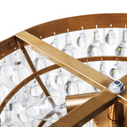 ARTMUR FLOOR LAMP 4 LIGHTS GOLD/CRYSTAL | DESIGN DT7854