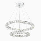 AURA 2-RINGS CRYSTAL CHANDELIERS