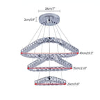 AURA CRYSTAL CHANDELIER 3-RINGS | CL740123