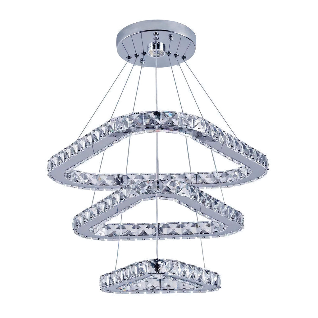 AURA CRYSTAL CHANDELIER 3-RINGS | CL740123