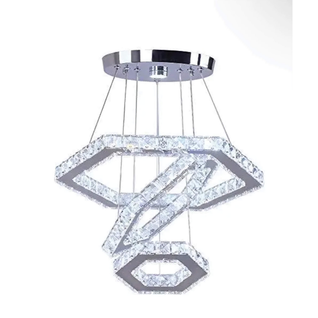 AURA CRYSTAL CHANDELIER 3-RINGS | CL740123