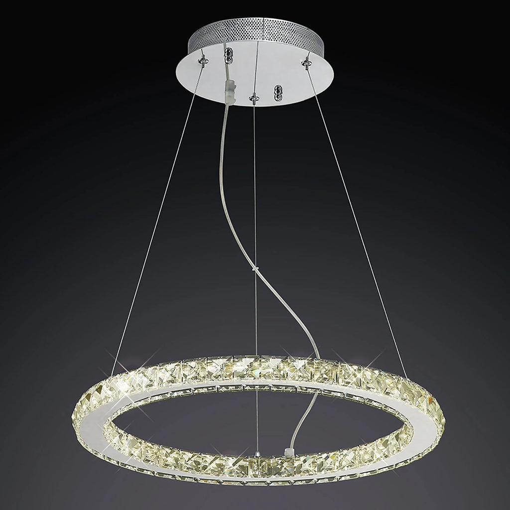 AURA RING CRYSTAL RING CHANDELIER