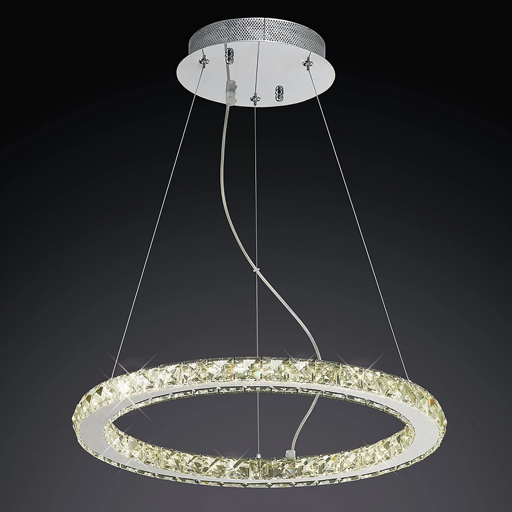 AURA RING CRYSTAL RING CHANDELIER