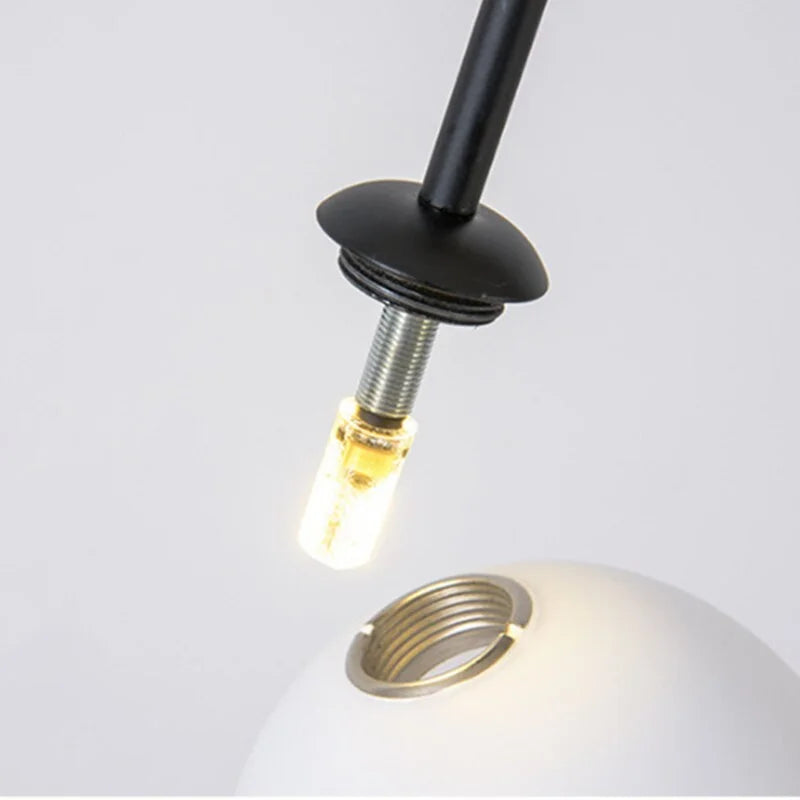 BLACK ARC HANGING LIGHTS