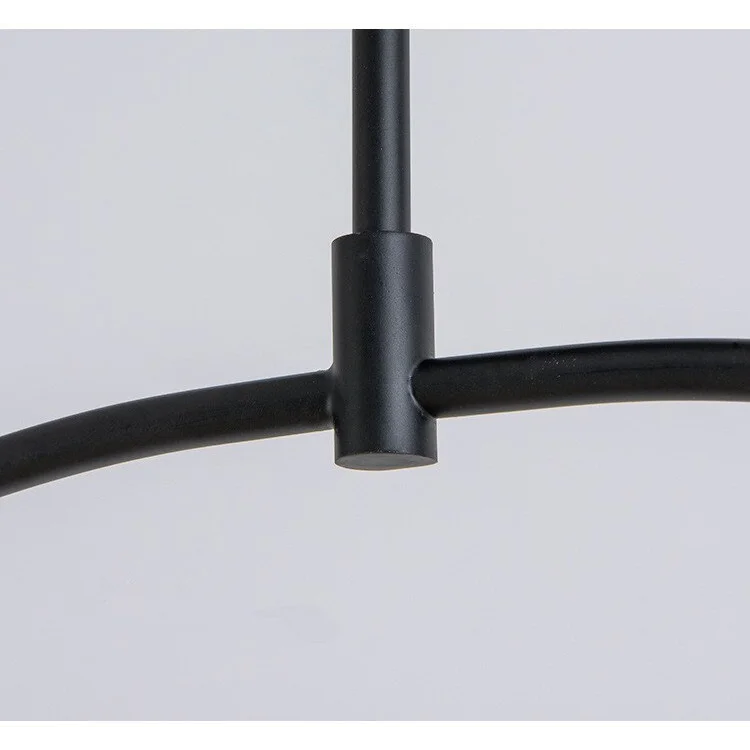 BLACK ARC HANGING LIGHTS