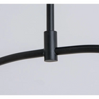 BLACK ARC HANGING LIGHTS