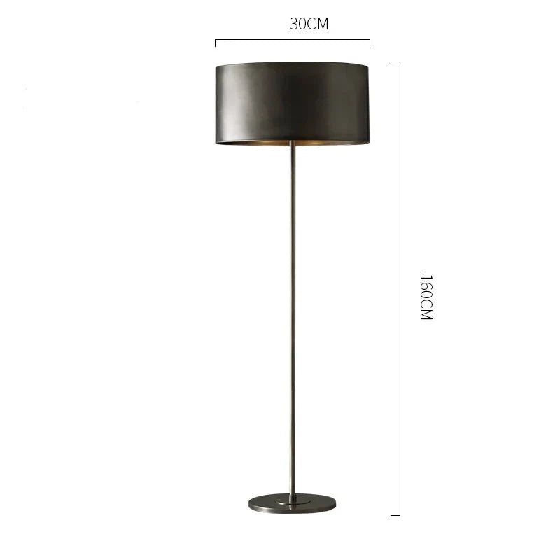 BLACK BRUSHED BRASS FLOOR LAMP | CLSEW025B