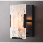 BLACK CALCITE WALL SCONCES | CLUG02B