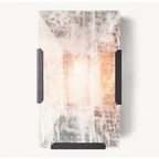 BLACK CALCITE WALL SCONCES | CLUG02B