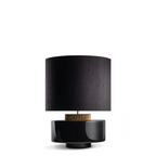 BLACK CERAMIC TABLE LAMP | CLBVF025B