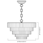 BLACK COPPER ALABASTER CHANDELIER | CLVVC0201