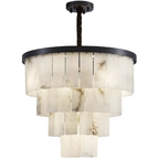 BLACK COPPER ALABASTER CHANDELIER | CLVVC0201