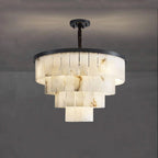 BLACK COPPER ALABASTER CHANDELIER | CLVVC0201