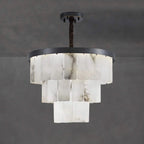 BLACK COPPER ALABASTER CHANDELIER | CLVVC0201