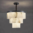 BLACK COPPER ALABASTER CHANDELIER | CLVVC0201