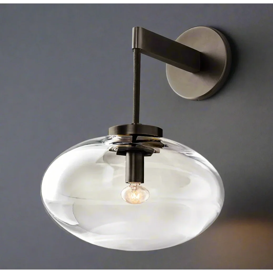 BLACK GLASS WALL SCONCE | DESIGN CLFFD2