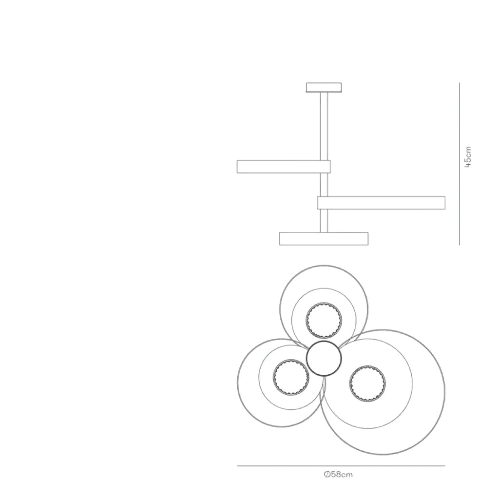 BLACK GOLD CHANDELIER | CLDRF024