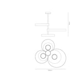 BLACK GOLD CHANDELIER | CLDRF024