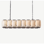 BLACK LINEAR COPPER CHANDELIER | CLPORH022LB