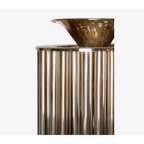 BLACK MARBLE & BRASS TABLE LAMP | CLKQQ0S25