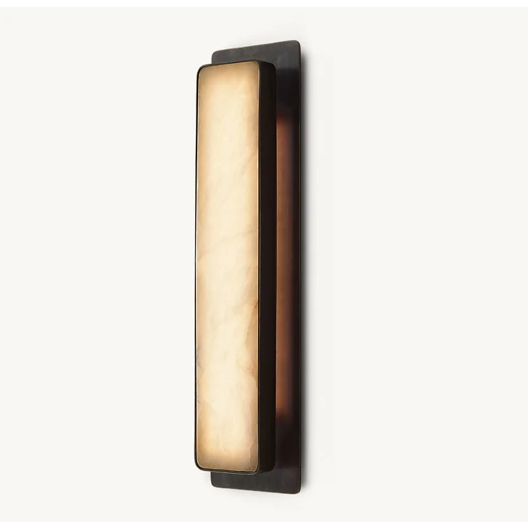 BLACK MARBLE WALL SCONCES | CLOTP01B