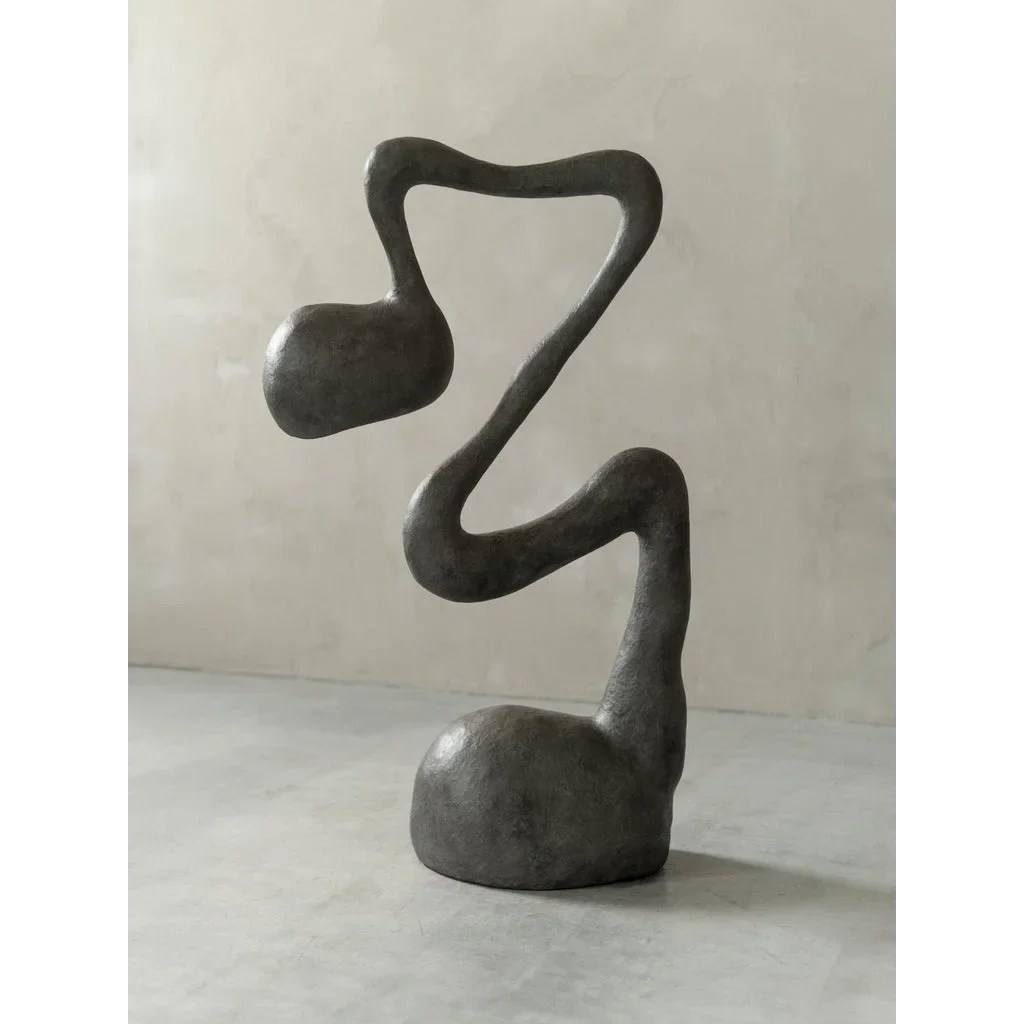 BLACK RESIN FLOOR LAMP | CLFAUS85D