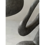 BLACK RESIN FLOOR LAMP | CLFAUS85D