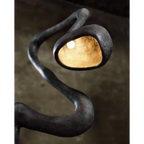 BLACK RESIN FLOOR LAMP | CLFAUS85D