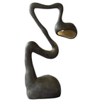 BLACK RESIN FLOOR LAMP | CLFAUS85D