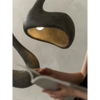 BLACK RESIN FLOOR LAMP | CLFAUS85D