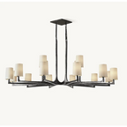 BLACK WRIGHT LINEAR CHANDELIER | CLPRH29B