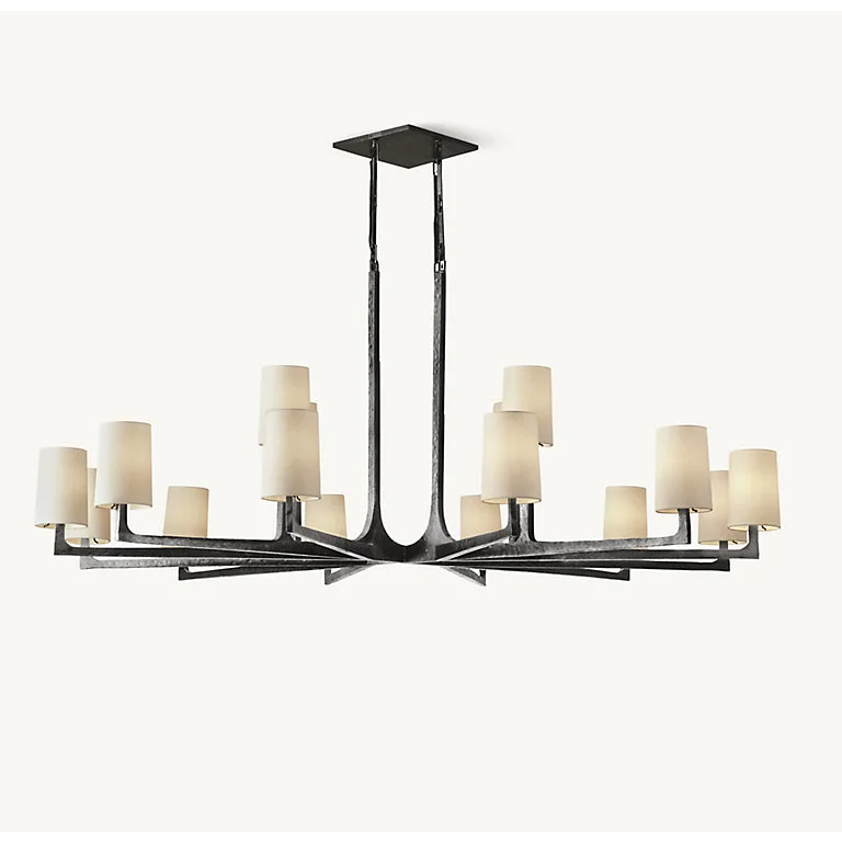 BLACK WRIGHT LINEAR CHANDELIER | CLPRH29B