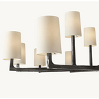 BLACK WRIGHT LINEAR CHANDELIER | CLPRH29B