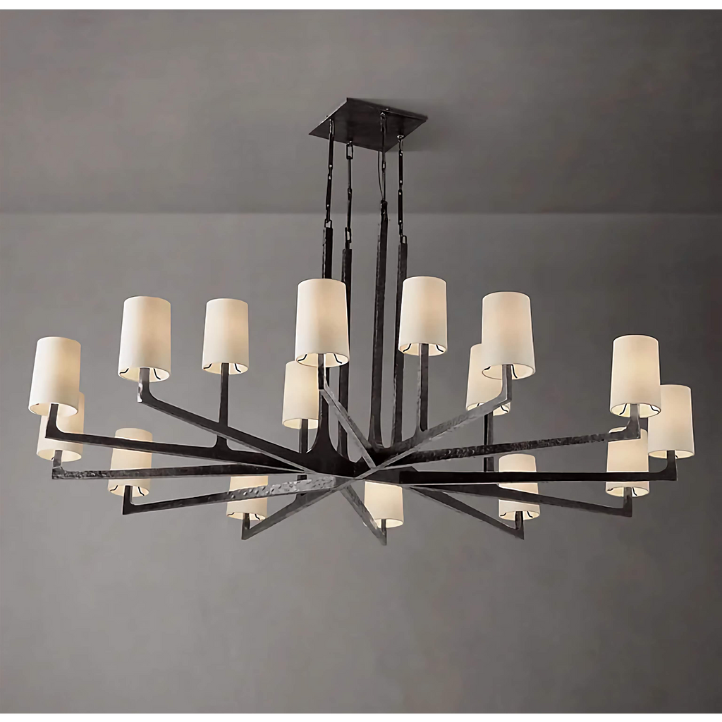 BLACK WRIGHT LINEAR CHANDELIER | CLPRH29B