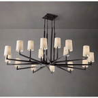 BLACK WRIGHT LINEAR CHANDELIER | CLPRH29B