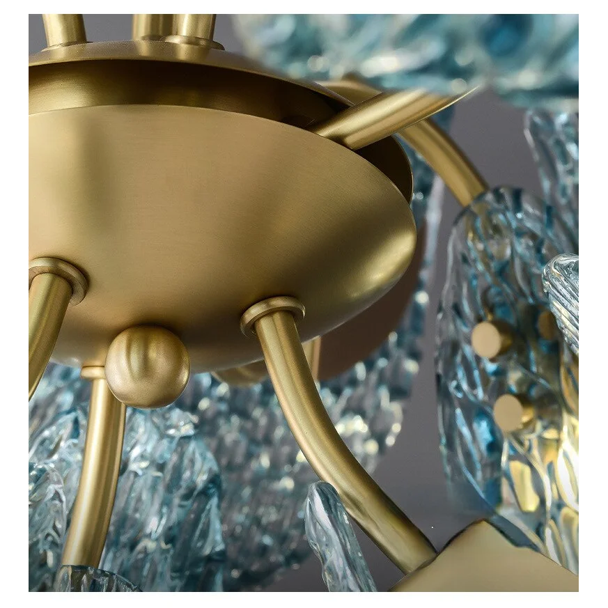 BLUE CRYSTAL BOWS CHANDELIER | DESIGN LUXMUR