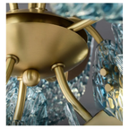 BLUE CRYSTAL BOWS CHANDELIER | DESIGN LUXMUR