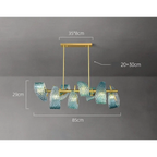 BLUE CRYSTAL BOWS CHANDELIER | DESIGN LUXMUR