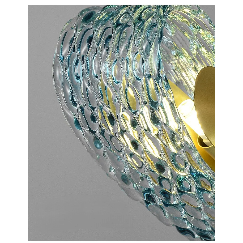 BLUE CRYSTAL BOWS CHANDELIER | DESIGN LUXMUR