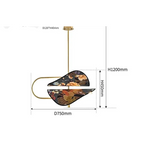 BLUE MODERN BRASS PENDANT LIGHT | CLFTAKI551