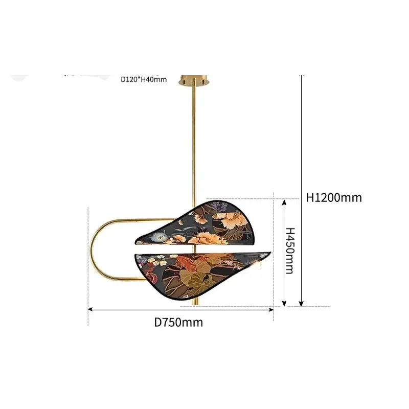 BLUE MODERN BRASS PENDANT LIGHT | CLFTAKI551