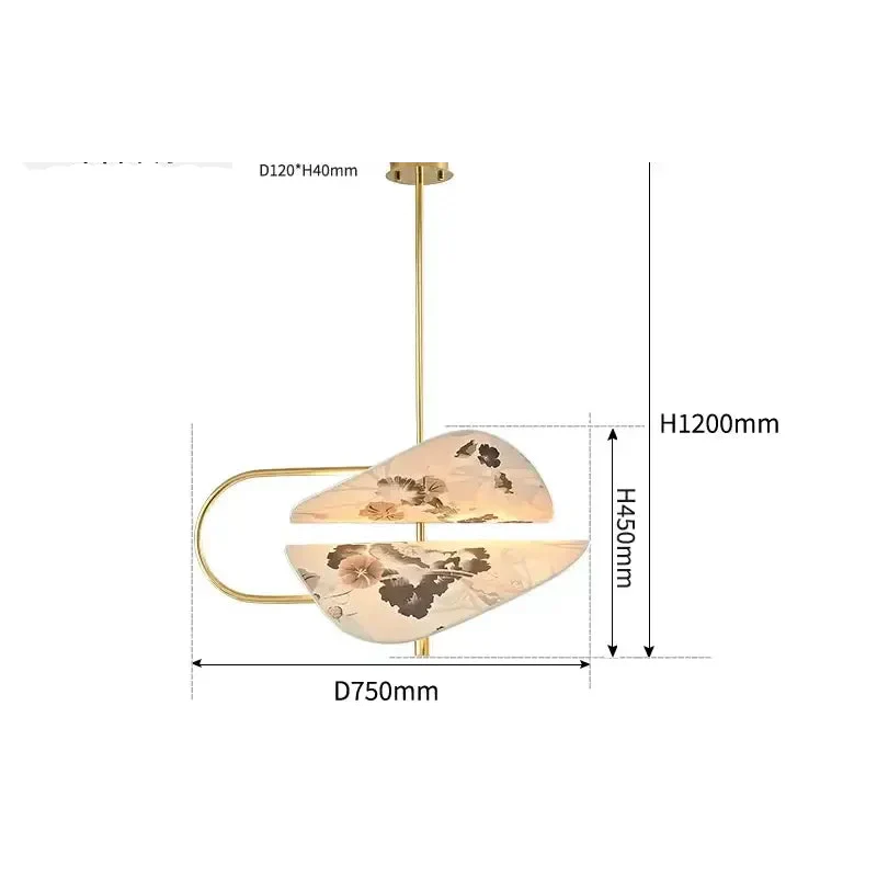 BLUE MODERN BRASS PENDANT LIGHT | CLFTAKI551